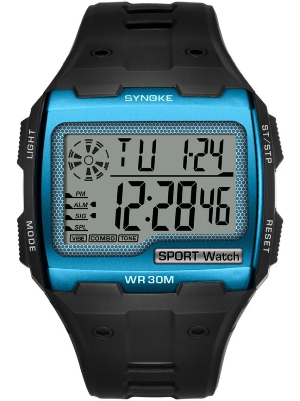 Men Waterproof Wrist Watch Sports Watch Digital Large LED Screen Watch Xmas Gift